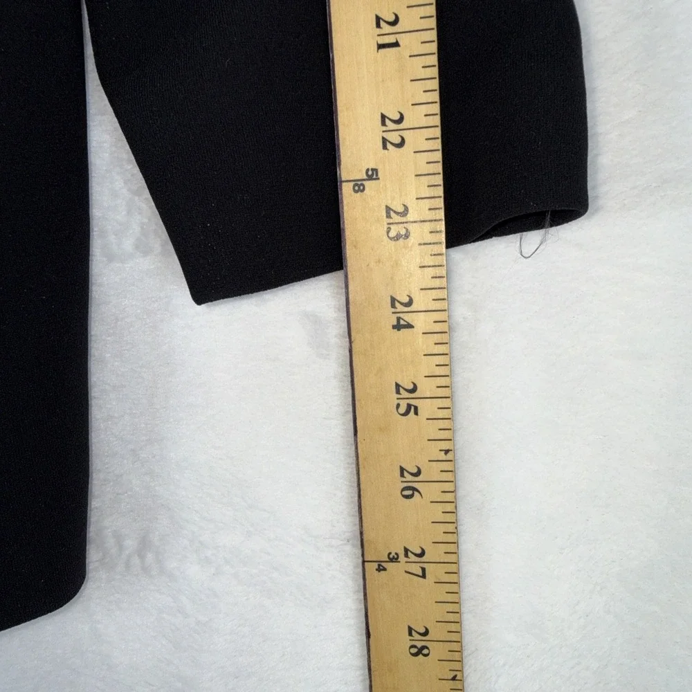 Vtg North American Frontier Black Beaded Western Cowgirl Blazer Sz L